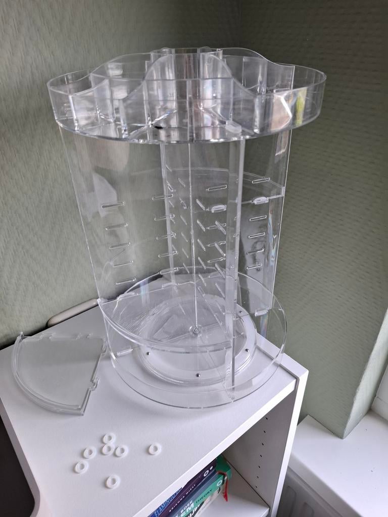Draaibare Make-up Organizer - Acryl Opbergrek, Overige kleuren, Gehele gezicht, Ophalen of Verzenden, Zo goed als nieuw