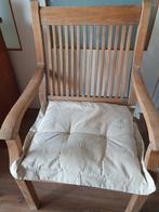 Allure Teakhouten Tuinset met Kussen., Ophalen of Verzenden, Gebruikt, Teakhout