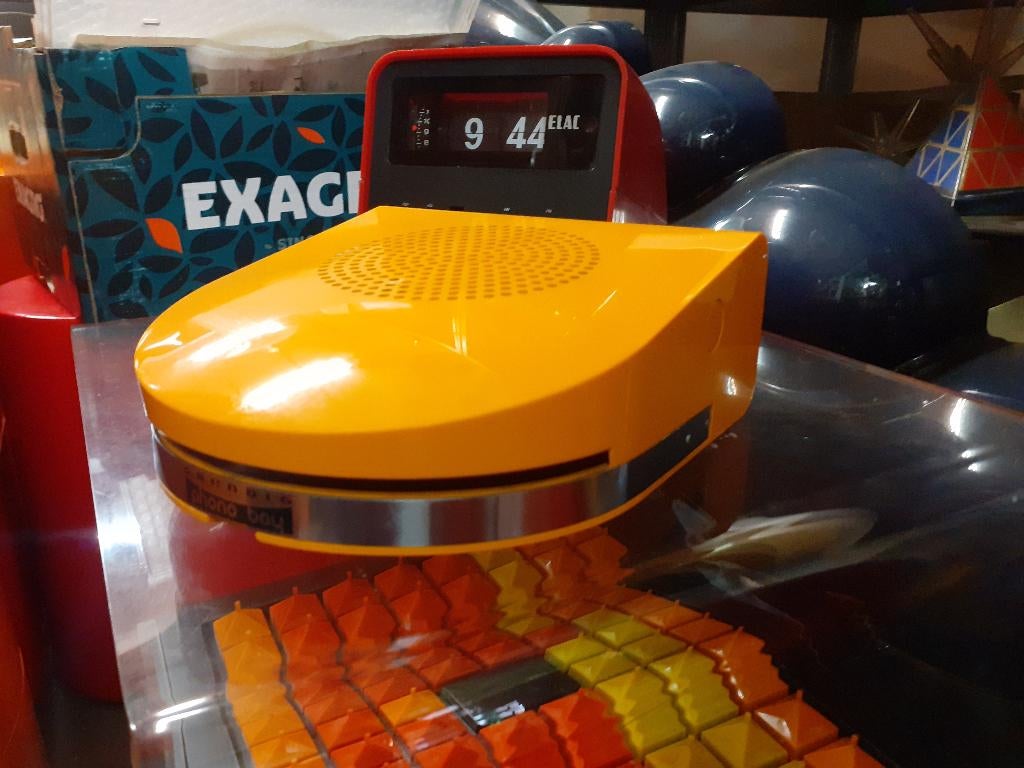 Mario Bellini design jaren 60 70 Grundig Phono Boy space age, Audio, Tv en Foto, Platenspelers, Overige merken, Gebruikt, Grundig