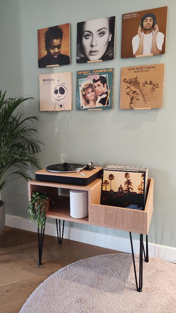 LP Meubel voor Platenspeler – Handgemaakt – Vinyl Kast, Ophalen, Nieuw, Overige merken