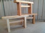 Houten Tuinbankjes, Tuin en Terras, Ophalen, Gebruikt, Hout