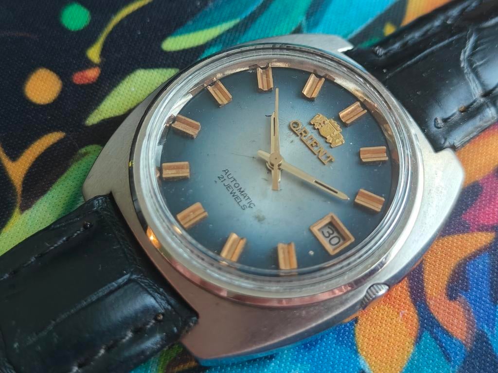 Vintage Orient Automatic horloge, Ophalen of Verzenden, Staal, Overige merken, 1960 of later