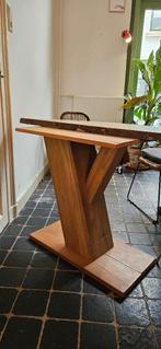 Eikenhout tafelpoot, Ophalen, 50 tot 100 cm, 50 tot 100 cm, Zo goed als nieuw