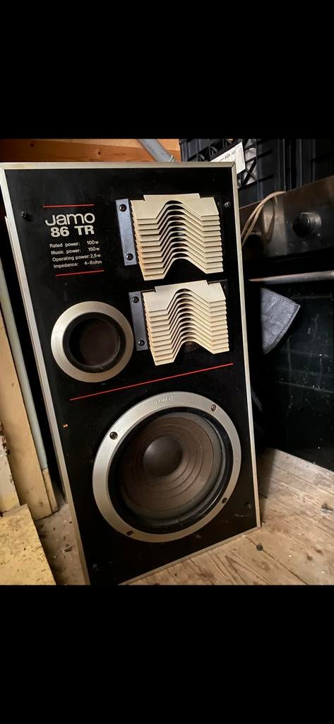 Jamo 86 TR luidspreker, Gebruikt, Ophalen of Verzenden, 120 watt of meer, Front, Rear of Stereo speakers