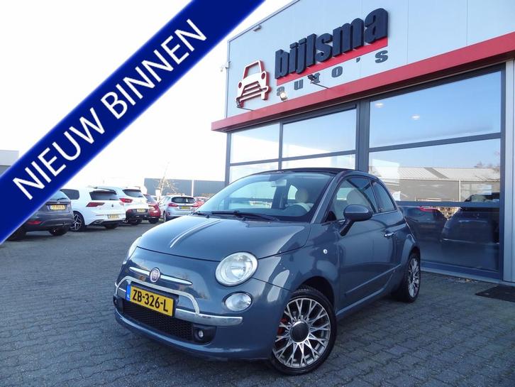 Fiat 500 CABRIO | 1.2 Lounge | CLIMATE CONTROL | LMV | ELEKT, Auto's, Fiat, Bedrijf, Te koop, ABS, Airbags, Airconditioning, Alarm
