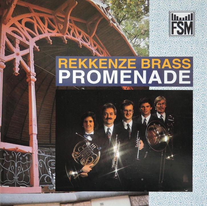 Promenade - Rekkenze Brass - 1994 - DDD, Cd's en Dvd's, Cd's | Klassiek, Zo goed als nieuw, Kamermuziek, Romantiek, Ophalen of Verzenden