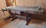 Oude nostalgische werkbank met lade - Brabantse boerderij, Ophalen