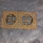 2 happy-house dubbele rieten/rotan voerbakhouders, Ophalen