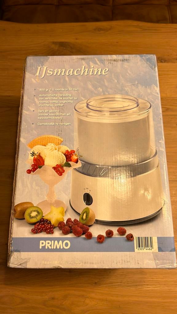 Primo IJsmachine NIEUW, Witgoed en Apparatuur, IJsmachines, Gebruikt, Koelelement, Ophalen