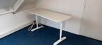 IKEA witte tafel/bureau - verstelbaar 140x60x76, Gebruikt, 100 tot 150 cm, Modern, Scandinavisch, Overige materialen