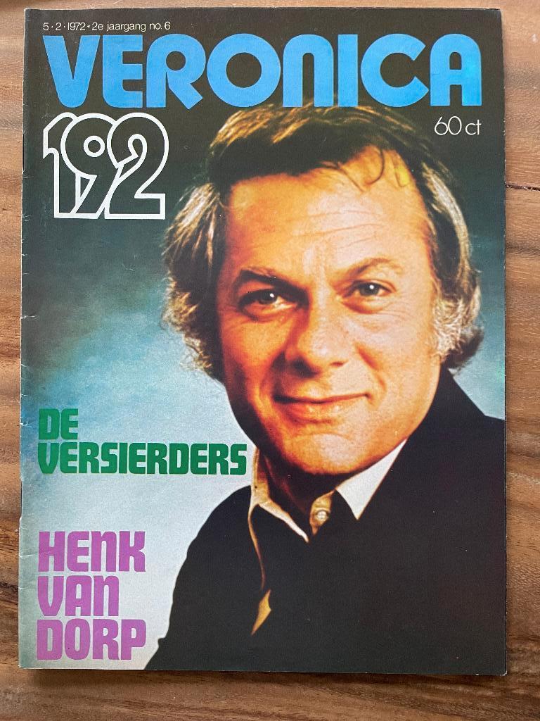 Veronica blad 2e jaargang no 6 met Tony Curtis, Ophalen of Verzenden, 1960 tot 1980, Tijdschrift