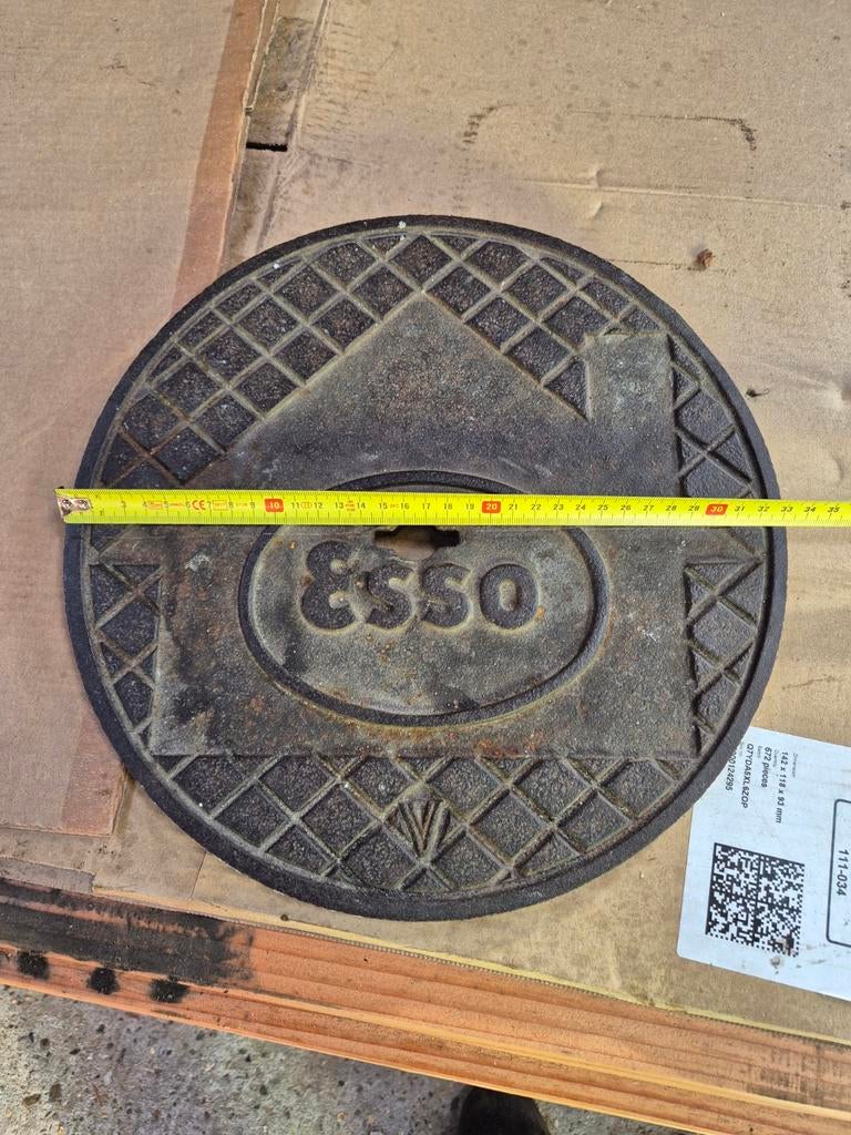 Esso putdeksel benzinepomp deksel, Verzamelen, Automaten | Overige, Ophalen, Gebruikt