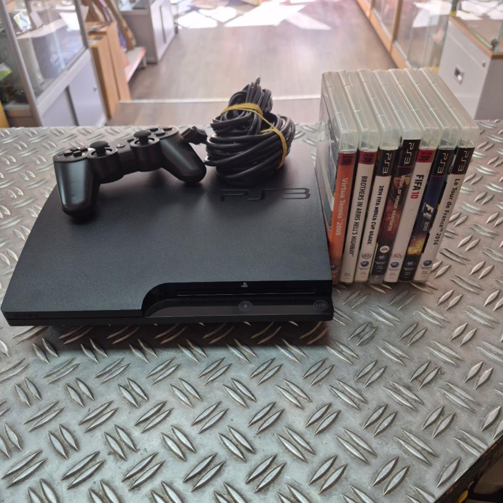 Playstation 3 Slim 320gb met controller en 8 games, Playstation, Zo goed als nieuw, Support@playstation.com, 2207 Bridgepointe Parkway
San Mateo, CA 94404
United States