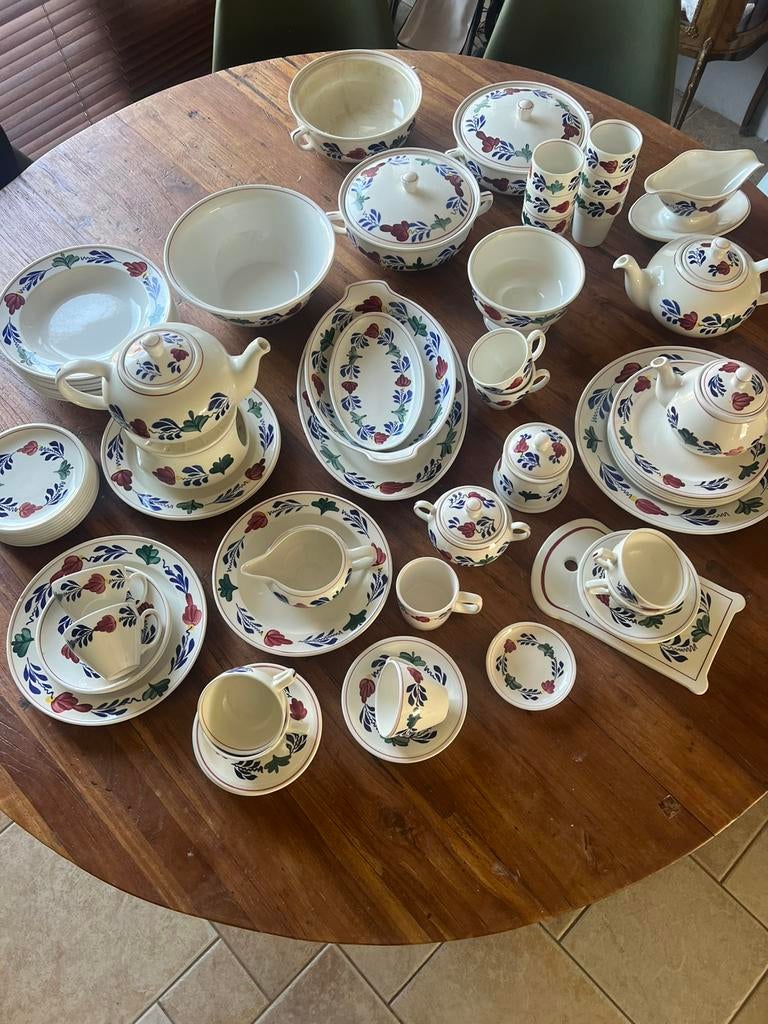 Boerenbond servies, Antiek en Kunst, Antiek | Servies compleet, Ophalen of Verzenden