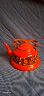 Retro oranje emaille fluitketel
Zeer mooie fluitketel heeft, Ophalen of Verzenden