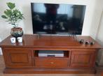 Televisiemeubel zware kwaliteit hout, Ophalen, 150 tot 200 cm, Zo goed als nieuw, Minder dan 100 cm