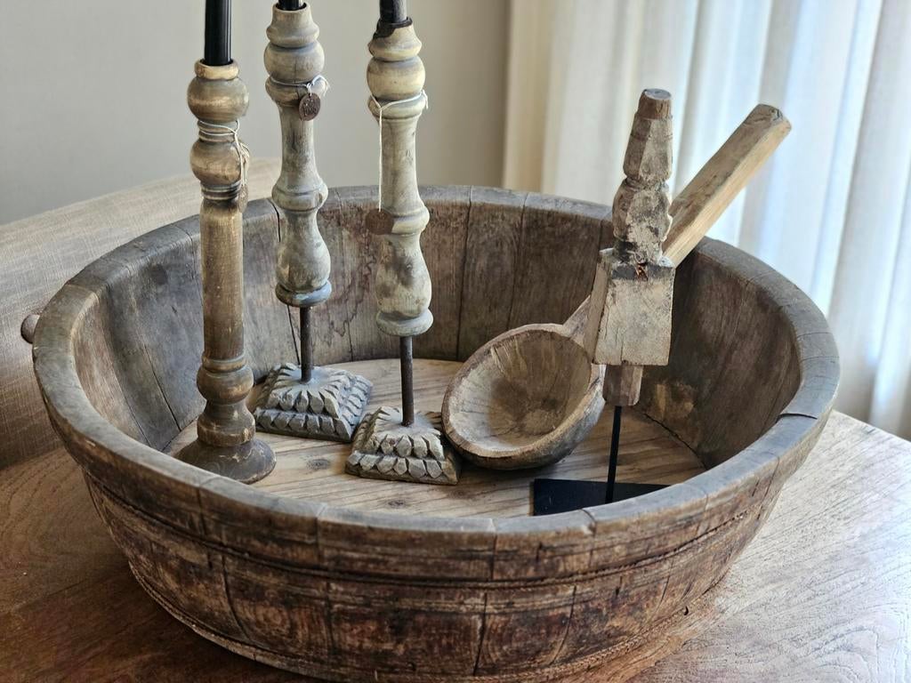 Houten kaasmal  - bak - groot - sober, Ophalen of Verzenden, Nieuw