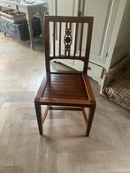 Koloniale eetkamerstoelen -  6 stuks, Huis en Inrichting, Stoelen, Gebruikt, Bruin, Koloniaal, Ophalen of Verzenden