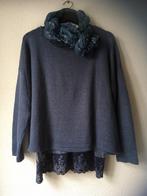 Set van trui, onderjurk en sjaaltje, Kleding | Dames, Ophalen of Verzenden, Gedragen, Maat 38/40 (M), Blauw