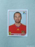Andres Iniesta Worldcup 2010 Panini, Ophalen of Verzenden, Zo goed als nieuw, Buitenlandse clubs, Poster, Plaatje of Sticker