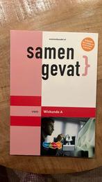 Wiskunde A samengevat - uitstekende staat!, Ophalen of Verzenden, Zo goed als nieuw, VWO, Wiskunde A