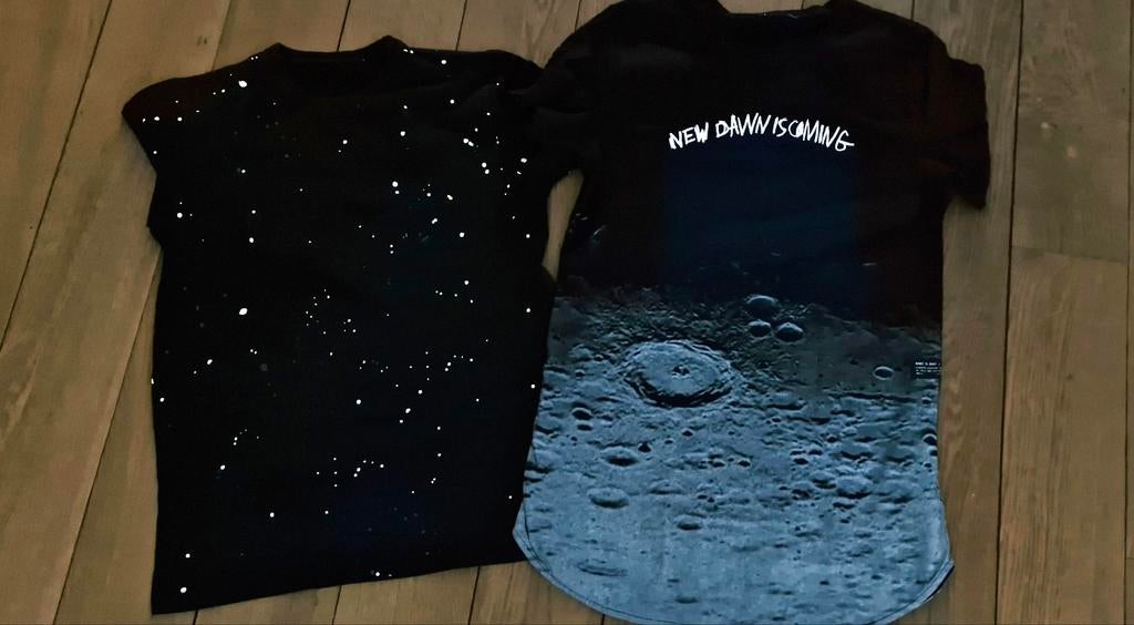 T Shirts (Twee stuks), Kleding | Heren, Ophalen of Verzenden, Zo goed als nieuw, Zwart