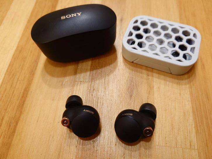 Sony WF-1000XM4 Bluetooth oordopjes, noise cancellation., Telecommunicatie, Mobiele telefoons | Oordopjes, Gebruikt, In gehoorgang (in-ear)