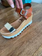 Roberto d angelo sandalen leather 39, Kleding | Dames, Schoenen, Ophalen of Verzenden, Zo goed als nieuw, Zwart, Sandalen of Muiltjes