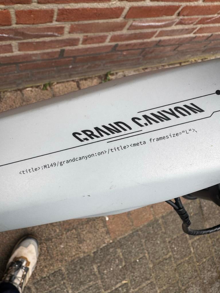 Canyon Grand Canyon:ON AL 8 elektrische mountainbike 312 km, Zo goed als nieuw, X, Ophalen, Overige merken