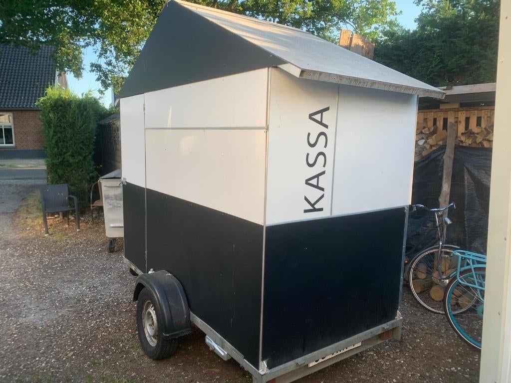 Kassa wagen / verkoop aanhanger met uitgifte klep, Ophalen, Gebruikt, Overige