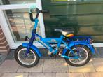 Gazelle kinderfiets 12,5 inch - Blauw incl. zijwieltjes, Ophalen, Gebruikt, Minder dan 16 inch, Zijwieltjes