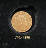 Gouden tientje 1898 (p pander zonder punt), Postzegels en Munten, Koningin Wilhelmina, Losse munt, 10 gulden, Goud
