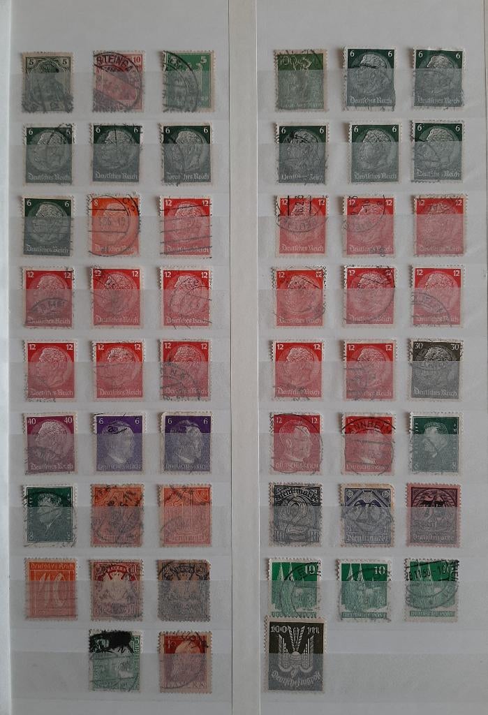 Postzegels Deutsches Reich, Bayern, Deutsche Post Gestempeld, Postzegels en Munten, Ophalen, Duitse Keizerrijk, Gestempeld