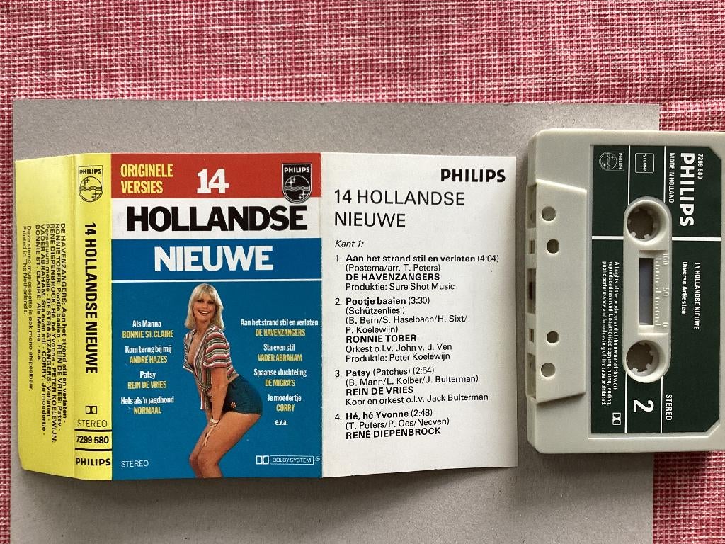 14 Hollandse Nieuwe MC, Gebruikt, 1 bandje, Ophalen of Verzenden, Origineel