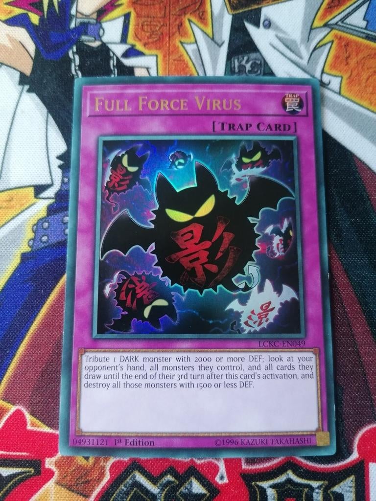 Full Force Virus - Ultra Rare LCKC - Yu-Gi-Oh, Ophalen of Verzenden, Zo goed als nieuw, Foil