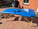 Behandeltafel hout met toebehoren, Sport en Fitness, Massageproducten, Ophalen, Gebruikt, Massagetafel