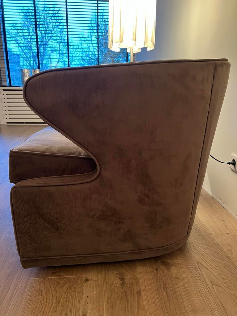 Luxe Draaistoel Eichholtz - Comfortabel & Stijlvol, Huis en Inrichting, Fauteuils, 75 tot 100 cm, Ophalen of Verzenden, Zo goed als nieuw