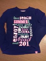 Z8 blauwe longsleeve maat 128-134., Meisje, Z8, Ophalen of Verzenden, Zo goed als nieuw