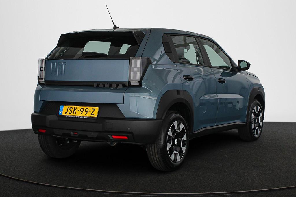 Fiat Grande Panda 1.2 Hybrid ICON Automaat Apple Carplay Air, Auto's, Stof, 600 kg, Blauw, Origineel Nederlands