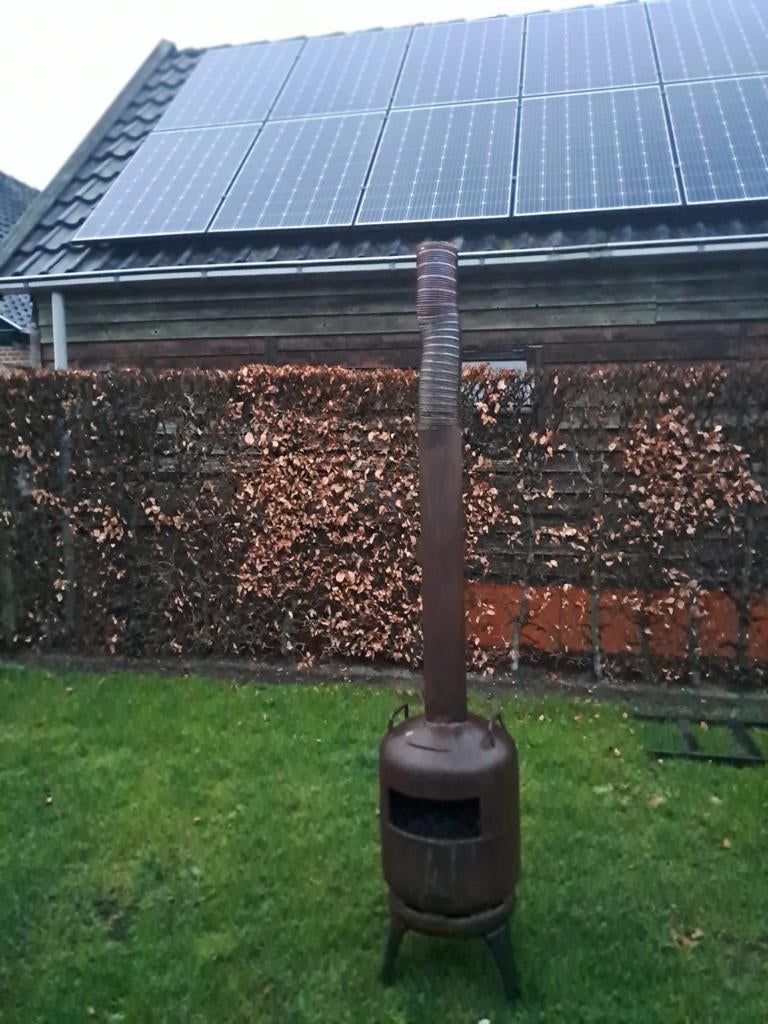 Hout kachel, Tuin en Terras, Ophalen