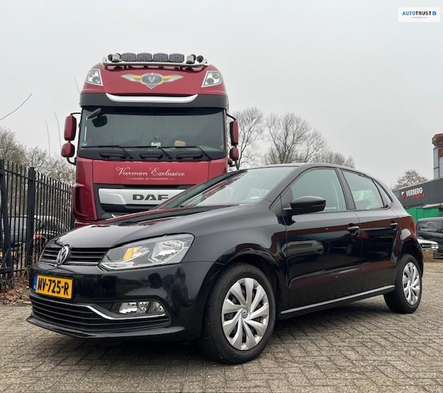 Volkswagen Polo 1.2 TSI Edition R/Airco/PDC/Cruise control/B, Stof, 4 cilinders, Startonderbreker, Zwart