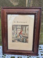 schilderijtje "Le Boulanger", Minder dan 50 cm, Gebruikt, Overige typen, Ophalen of Verzenden