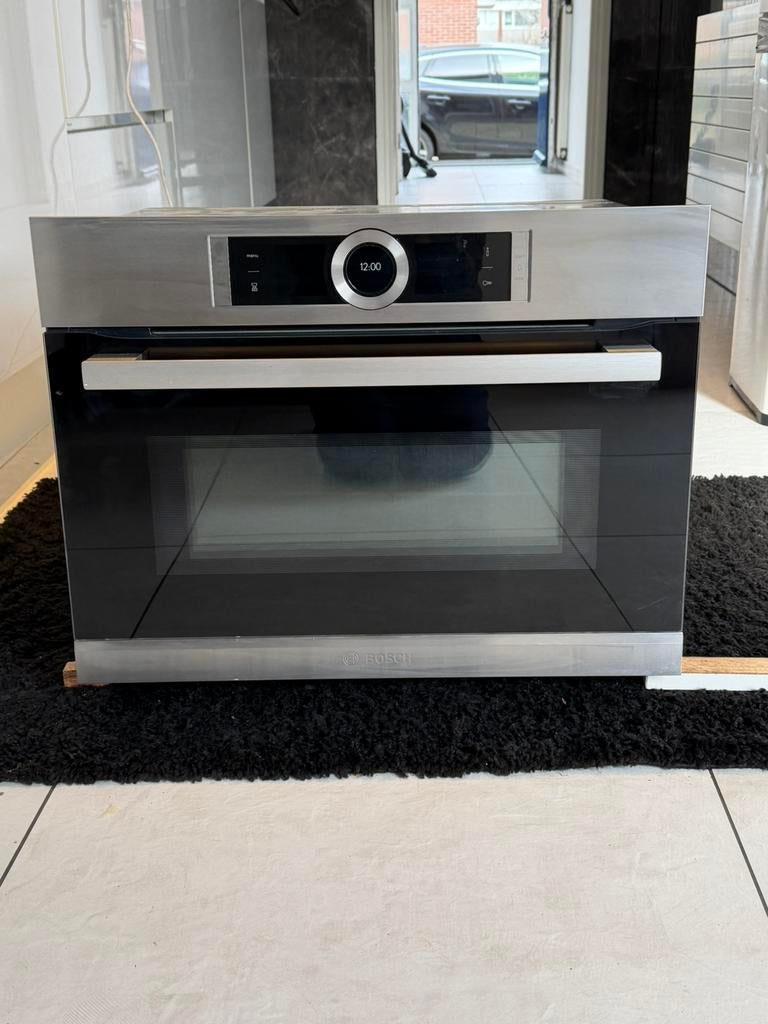 Bosch serie 8 combi oven magnetron, Witgoed en Apparatuur, Ovens, Ophalen of Verzenden, Zo goed als nieuw, Magnetronfunctie, 45 tot 60 cm