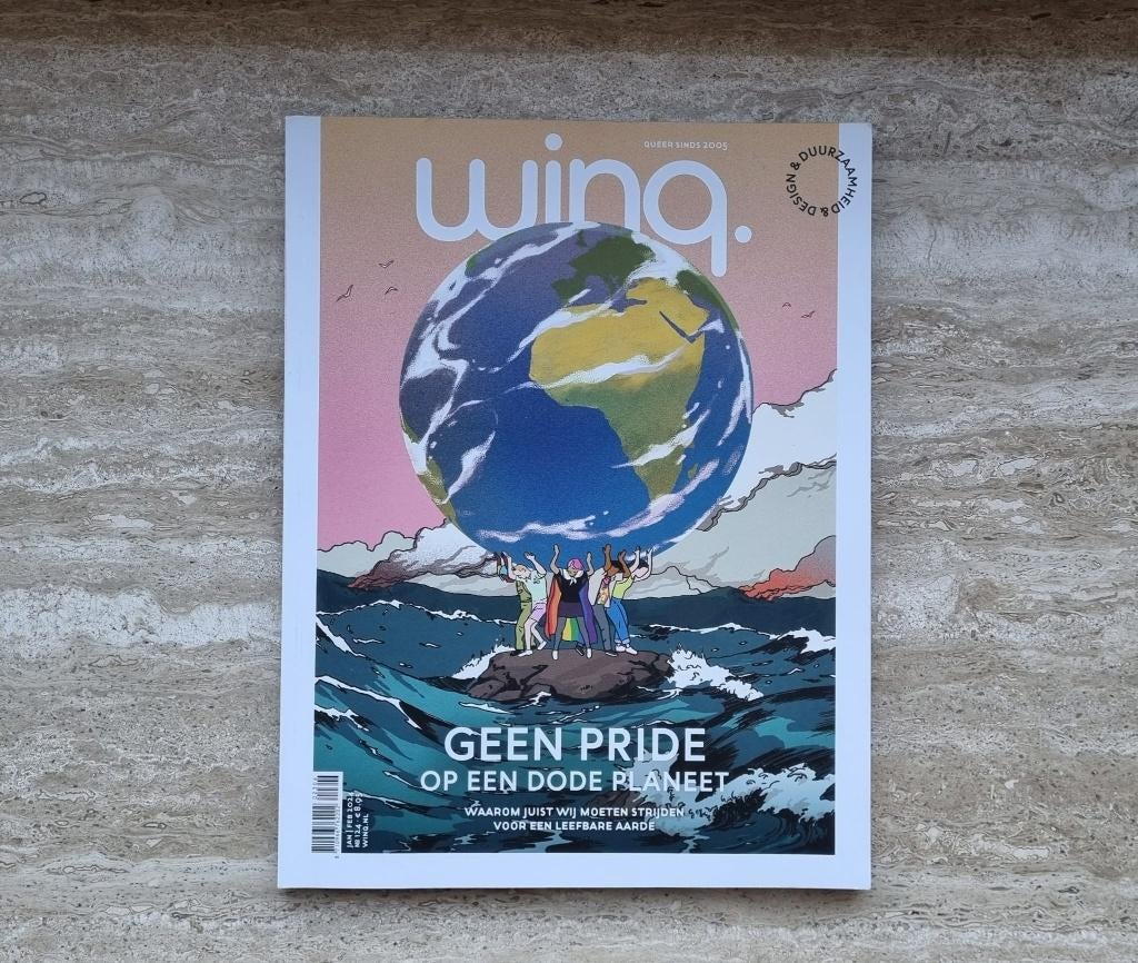 Queer / Gay magazine Winq, Geen pride op dode planeet, 124, Verzenden, Nieuw