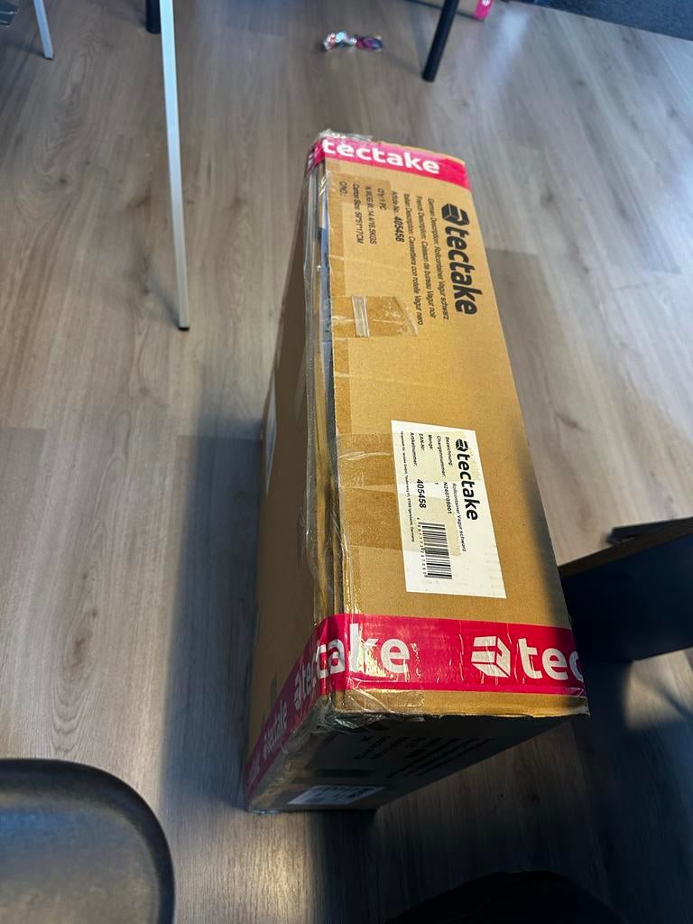 Tectake Ladeblok VAGUR Zwart - Nieuw in doos, Ophalen, Minder dan 50 cm, 1 of 2 laden, Nieuw