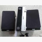 PHILIPS Micro Theater MCD122/12 DVD-speler +speakers mini u5, Philips, Soundbar, Ophalen of Verzenden, Zo goed als nieuw