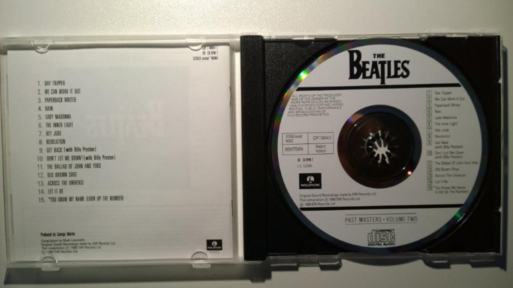 The Beatles - Past Masters Volume Two, Ophalen of Verzenden, 1970 - 1979, Zo goed als nieuw