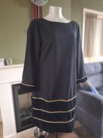 K-Design K Design zwarte goud winter jurk L, K-design, Verzenden, Zwart, Maat 42/44 (L)