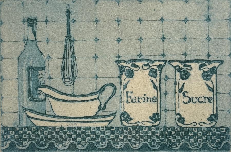 1155. Kleurenets, Laetitia de Haas – Stilleven, 20e eeuw, Antiek en Kunst, Ophalen of Verzenden