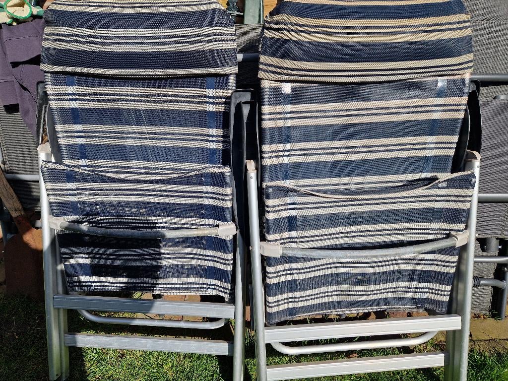 Camping stoelen, Caravans en Kamperen, Kampeeraccessoires, Ophalen, Gebruikt